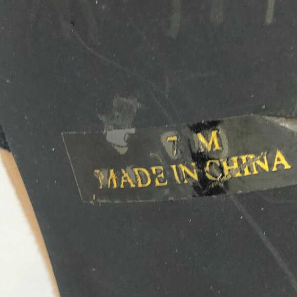 Penny Loves Kenny Women's Suede 5" Pumps Metallic Silver Studded Toe Size 7 New - Picture 10 of 15